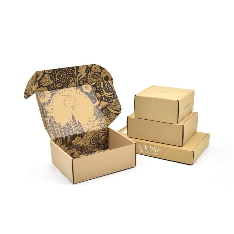 Black Corrugated Mailer Box Clothes Packaging Gift Shipping Custom Clothing Box with UV Printing – Shipping Box and Shipping Mailer Box price