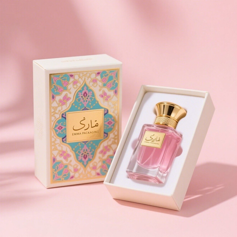 Custom Islamic 8ml Paper Perfume Box Shock Absorption – Arabic Perfume Box and 8ml Perfume Box price