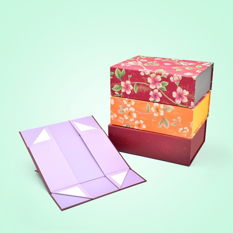 Custom Logo Luxury Recyclable Cardboard Rigid Magnet Box Packaging Paper Folding Magnetic Gift Box with Magnetic Lid – Cosmetics Packaging Box and Luxury Cosmetic Box price