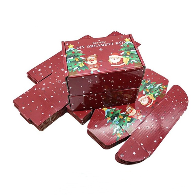 Custom Logo Printing Corrugated Folding Paper Box for Packaging Gifts Foldable Flat Shipping Carton Customized Size OEM Order – Cardboard Box and Mailer Box price