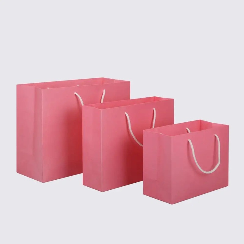 Eco-Friendly Custom Logo Kraft Paper Bags for Clothing – Packaging Boxes for Bags and Packaging Box Bag price