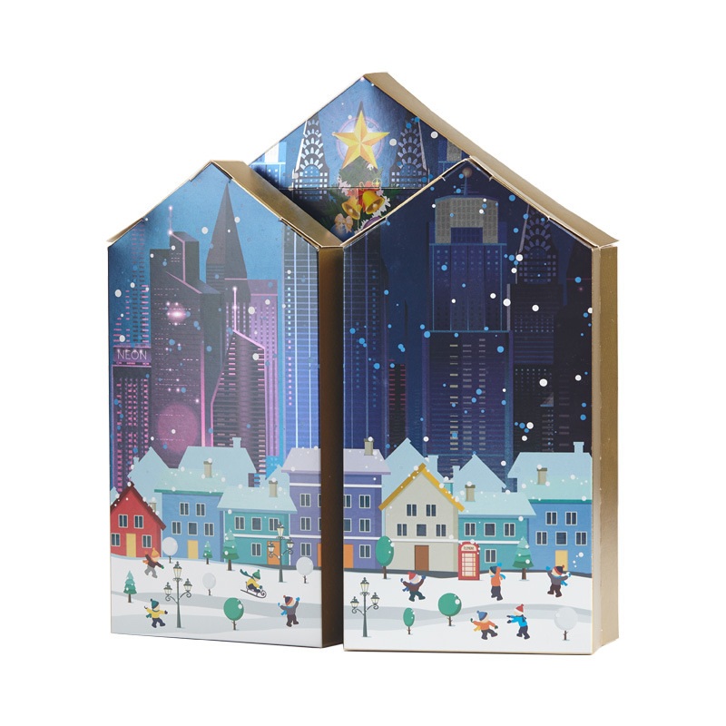 Festive Holiday Gift Advent Calendar Packaging Box for Chocolate Delights – Chocolate Box and Cake Box price