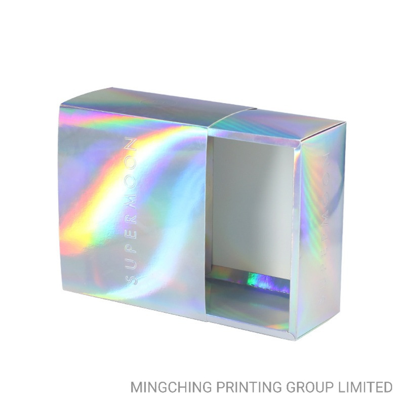 Holographic Christmas Gift Box with Folding Drawer Design – Christmas Gift Box and Holographic Paper Box price