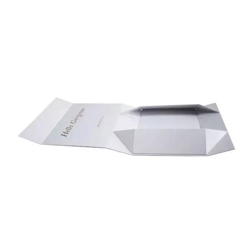 Wholesale Luxury White Cardboard Carton Rigid Magnetic Gift Folding Box with Ribbon – Packaging Paper Box and Gift Magnetic Box price