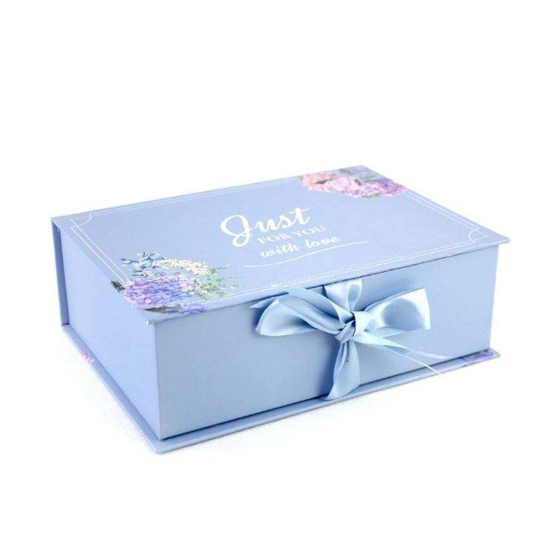 Blue Magnetic Women Lingerie Foam Paper Shipping Boxes Bra Gift Box – Cosmetics Gift Box and Wedding Gift Box price