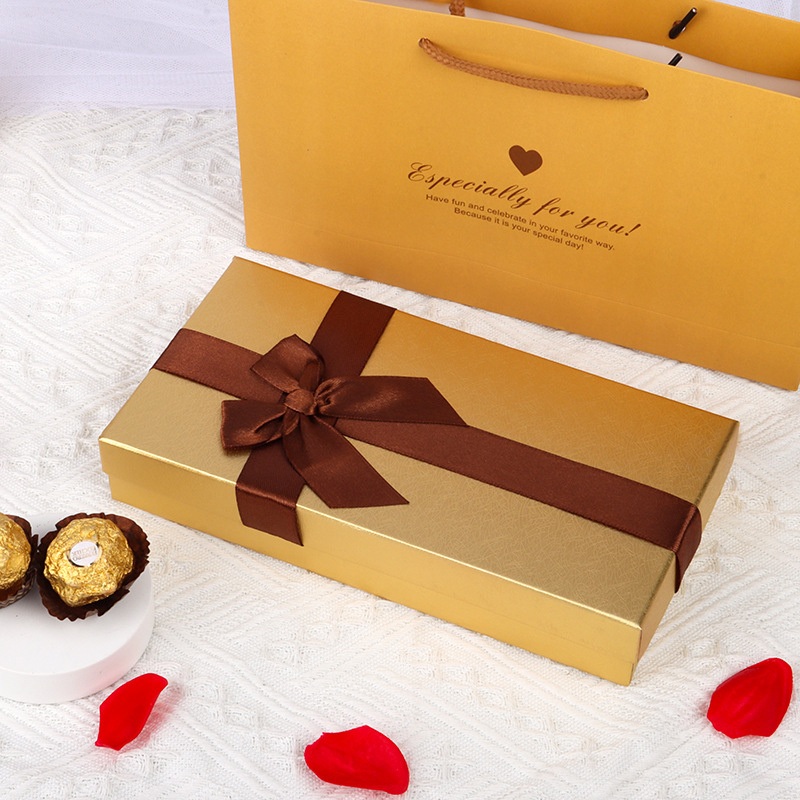 Custom Cardboard Empty Chocolate Box Bar Gift Chocolate Packaging Box for Candy with Paper Divider Inserts – Cookies Box and Cardbaord Box price