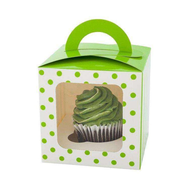 Custom Logo Eco-Friendly Cup Cake Packaging Box High Quality Paper Cardboard with UV Advantage New Design Window Handle Sushi – High Quality Cake Pack and Cake Containers Packaging price