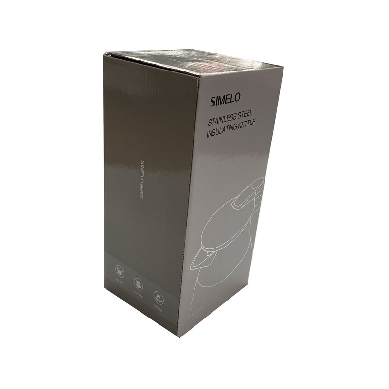 Custom Logo Printed Corrugated Cardboard Stainless Steel Teapot Water Bottle Thermos Vacuum Flask Paper Gift Packing Packaging Box – Teaglass Packaging Box and Kettle Box price