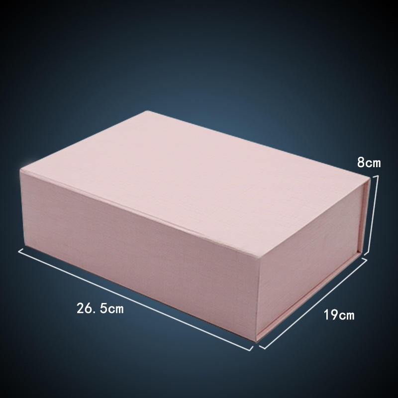 Custom Magnetic Open and Close Packaging Carton Flip Gift Box Clothes Pink Packing Folding Box – Necklace Boxes and Paper Boxes price