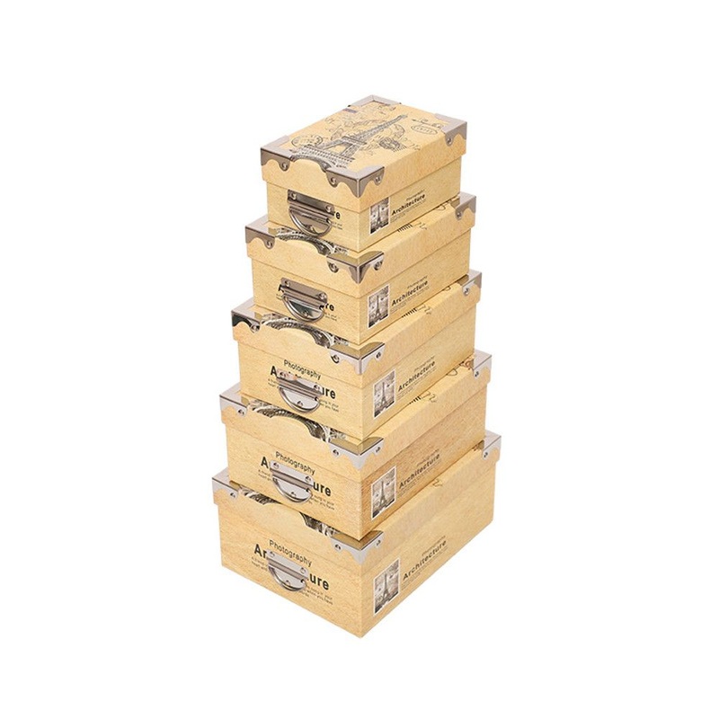 Customized Cross-Border European and American Style Paper Gift Box Rectangular Gift Box Set – Arched Gift Box and Gift Box price