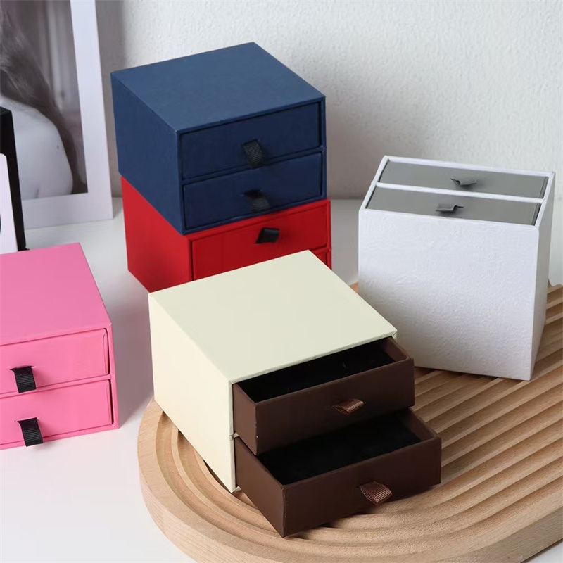 Elegant Custom Jewelry Organizer with Dual Drawer Feature – Box Packaging Box and Boxes Packaging Boxes price