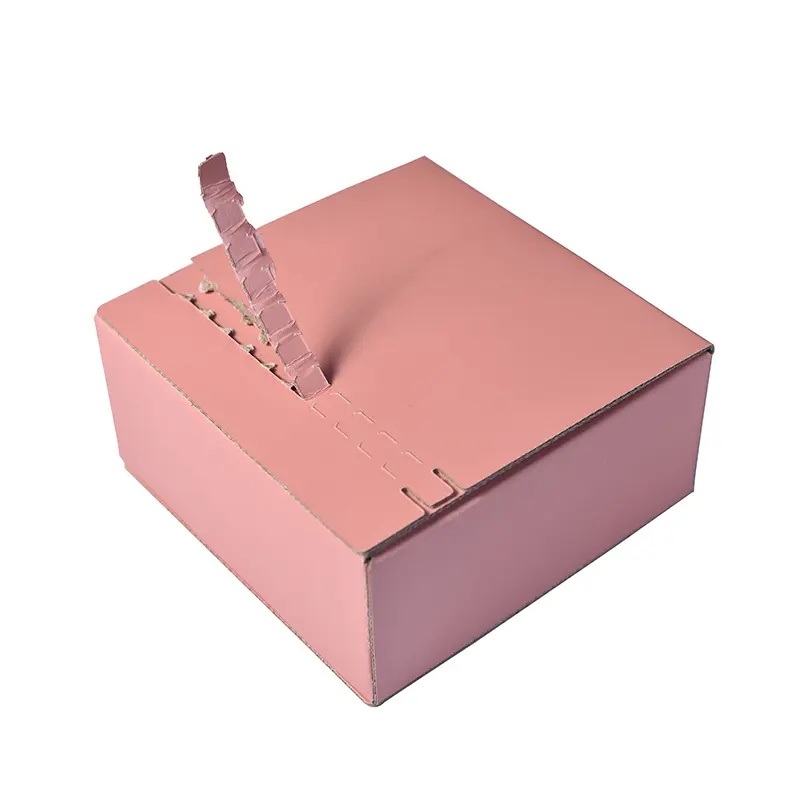 Elegant Custom Pink Jewelry Box with Logo and Secure Zipper – Packing Boxes Cardboard and Packing Box Cardboard price