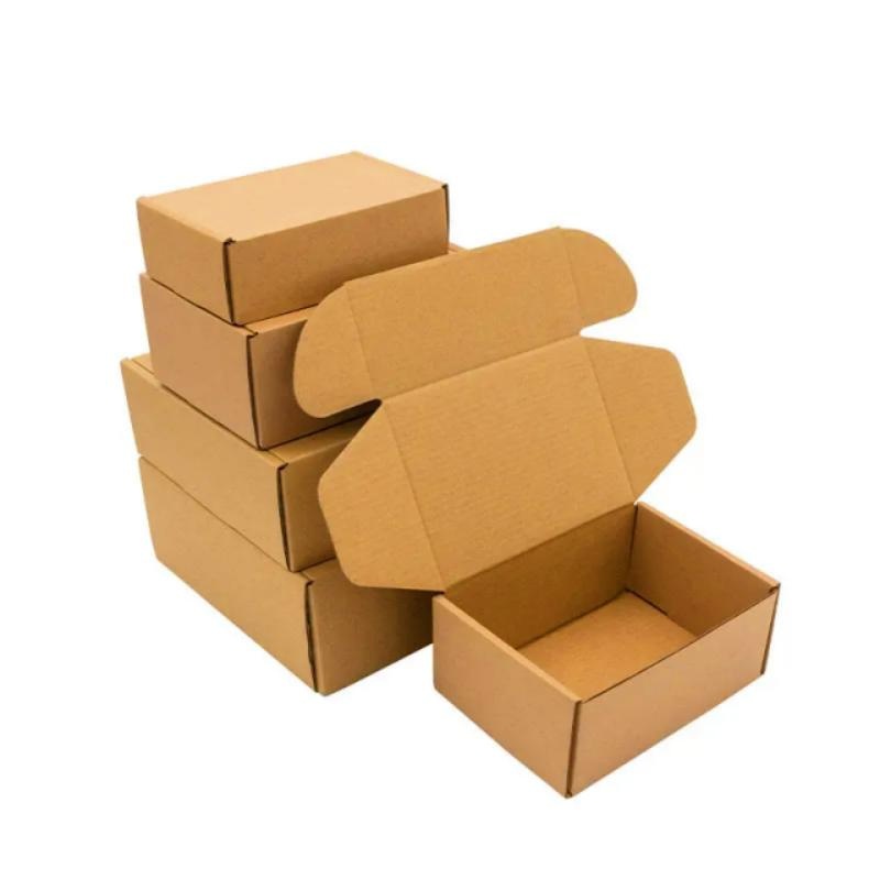 Environmentally Friendly Brown Corrugated Cardboard Transportation Packaging Paper Box Customized Brand Logo Clothing Underwear Gift Paper Box – Paper Box and Gift Paper Box price
