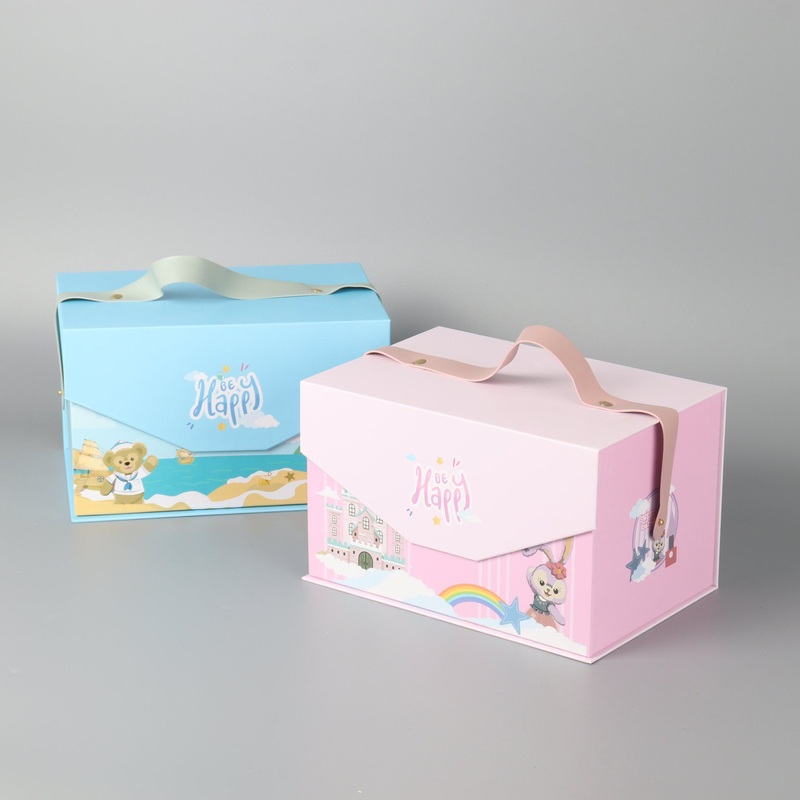 Hot New Bear Pattern Packaging Childrens Birthday Party Gift Packaging Magnetic Box – Jewelry Box and Gift Box price