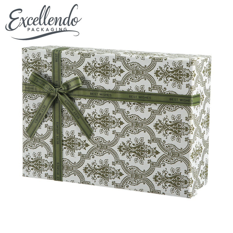 Kraft Rigid Two Pieces Gift Paper Packaging Box with Printed Lid Base – Cosmetic Boxes and Packaging Box price