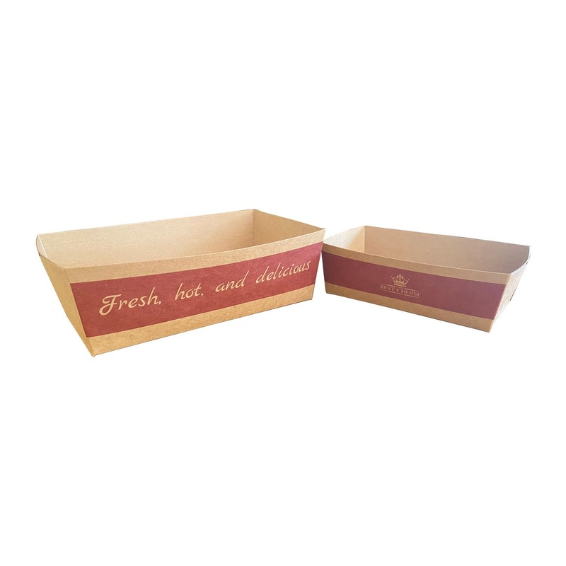 Large Concession Food Boats Custom Kitchenware Paper Food Takeout Order Togo Plate Disposable Concession Stand Hot Dog Kraft Paper Tray Premium Food Packaging – Packaging and Food Packing Box price