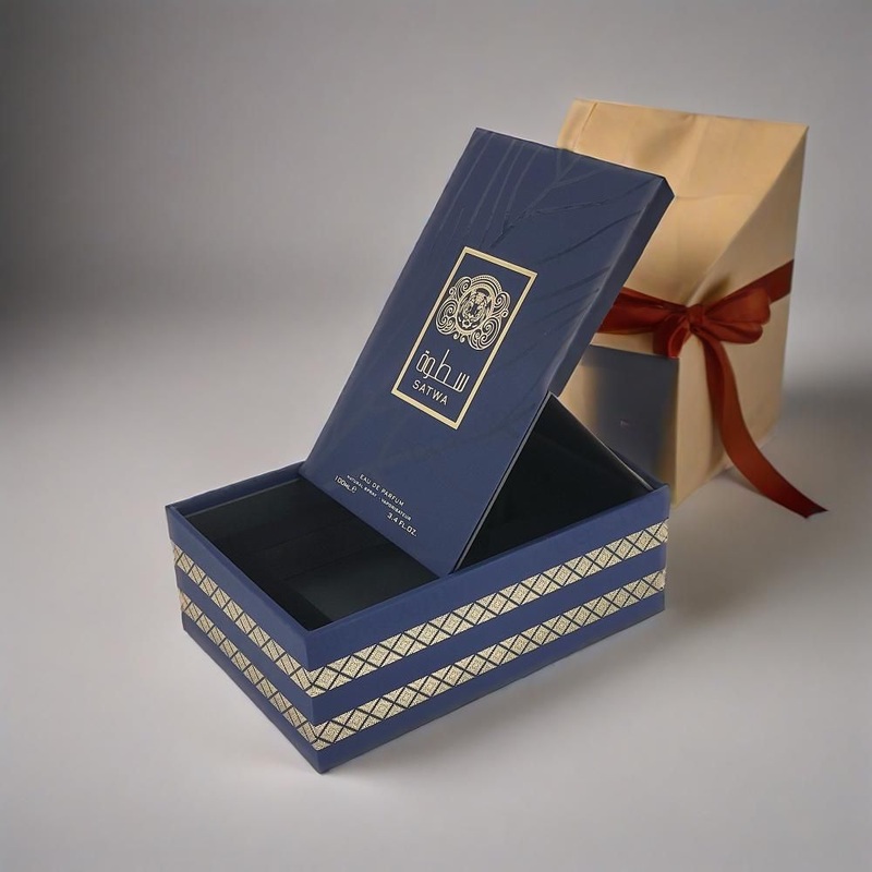 New Design Handmade White Paper Cosmetic Gift Packaging Box for Perfume – Gift Box and Packaging Box price