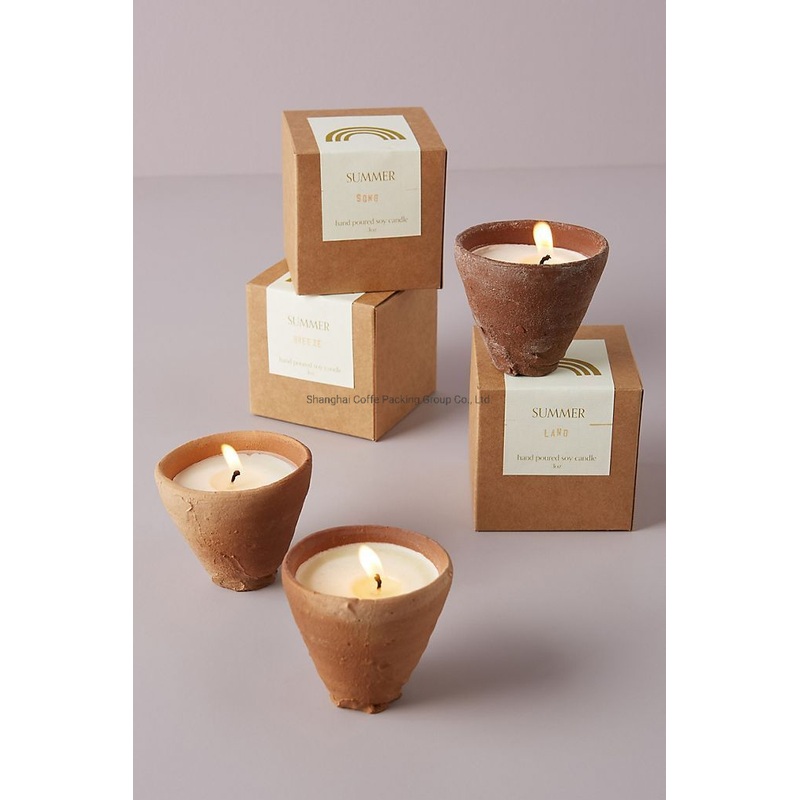 Small Kraft Paper Box for Candle and Crafts Natural Brown Hot Sale Eco Friendly Packaging Box – Magnetic Box and Magnet Box price