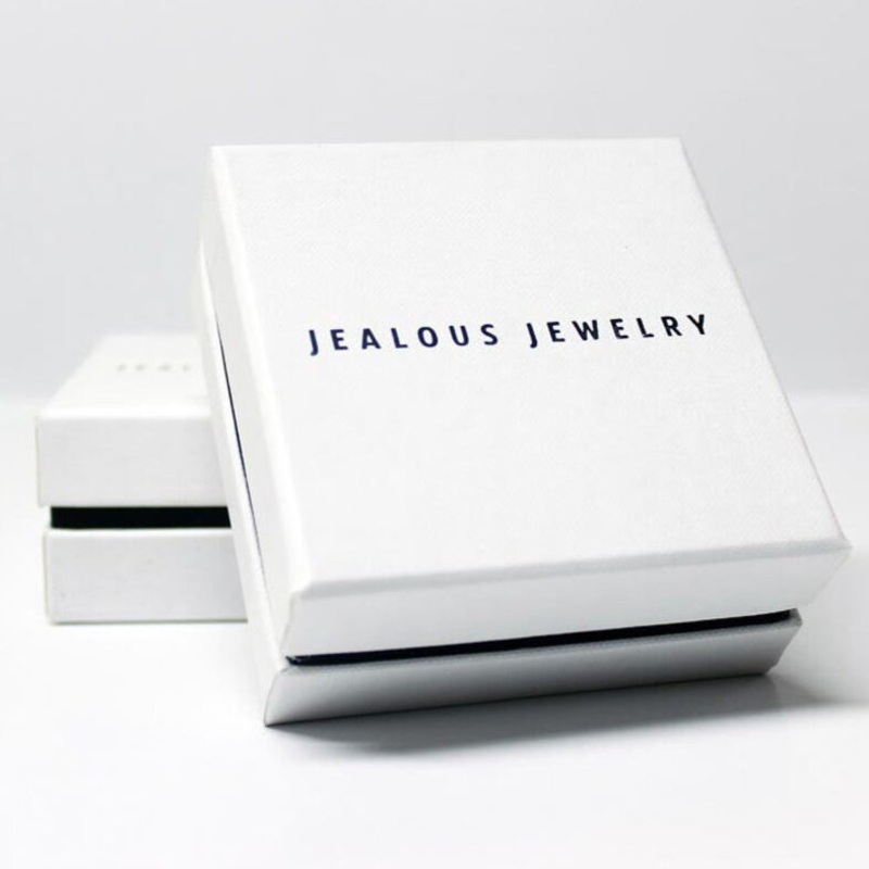 Square Rigid Custom Logo Handmade Branded Luxury Gift Jewelry Product Packaging Lid and Bottom Paper Box – Paper Box and Custom Packaging Box price