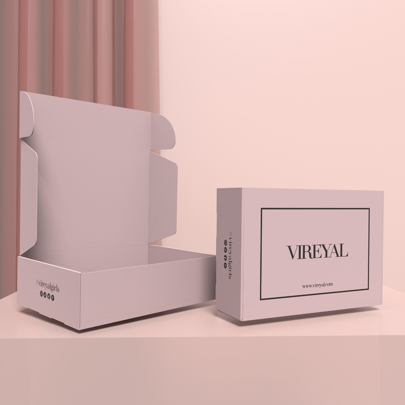 2023 Xianglee Custom Logo Pink Corrugated Mailer Cardboard Paper Packaging Mailing Postal Shipping Boxes – Postal Packaging Paper Box for Gifts/Packagin and Corrugated Mailer Packaging Box for Apparel/C price