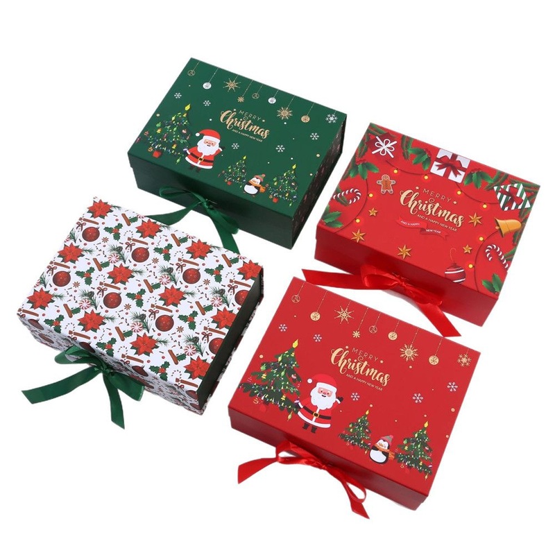 Christmas Gift Box, Christmas Gift Packaging Box, One-Piece Bow Gift Box – Christmas Gift Box and Christmas Box price