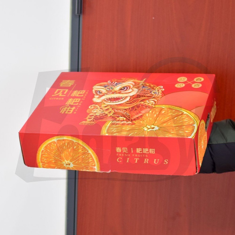Custom Modern Customizable Carton Packaging Food Disposable Gift Orange Fruit Paper Box – Paper Box and Fruit Box price