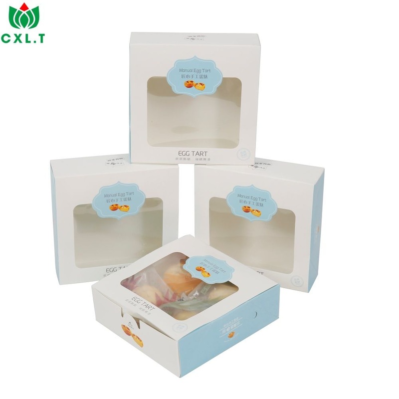 Customized Biodegradable Transparent Cake Color Luxury Printed Foldable Bread Packaging Paper Box – Aper Box and Packaging Paper Box price