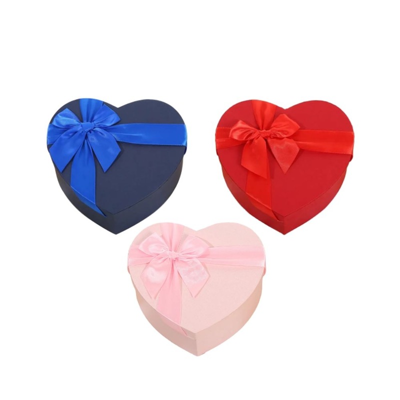Customized Bow Love Gift Box Three-Piece Heart Box – Arched Gift Box and Gift Box price