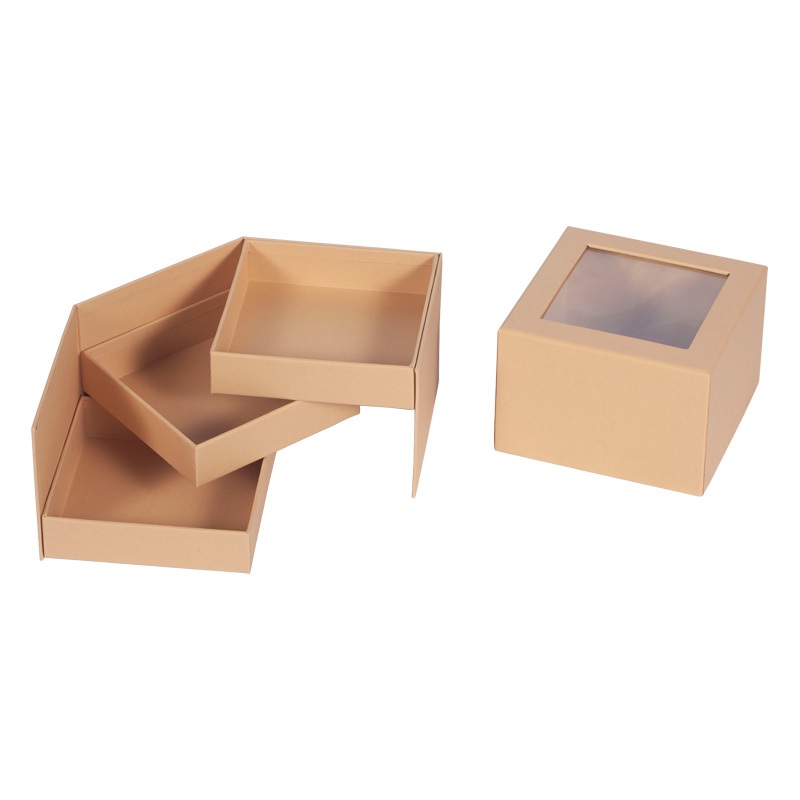 Luxury Gift Box Packaging with Transparent Window – Eco-Friendly Brown Kraft Paper Hexagon Nesting Boxes Set for Jewelry – Luxury Gift Box and Gift Box price
