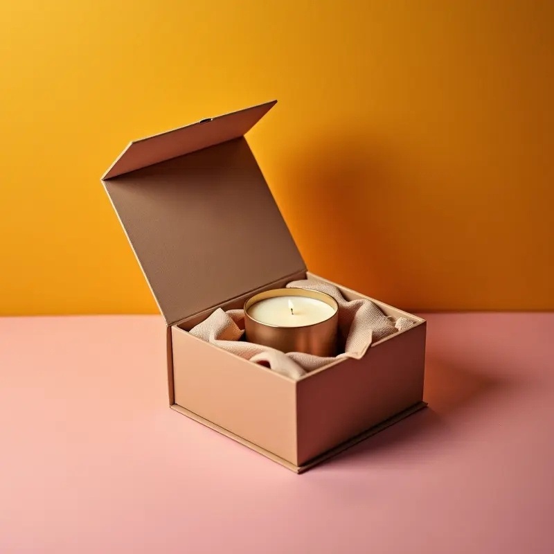 Luxury Rigid Candle Box Empty Aromatherapy Candle Gift Box Scented Candle Jar Packaging Box with Free Design – Custom Box and Pcakaging Box price