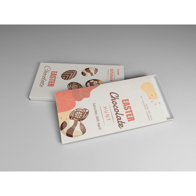 Wholesales Chocolate Candy Sliding Gift Packaging Whitecard Soft Paper Box Flat Delivery Food Grade – China Wholesale and Gift Box price