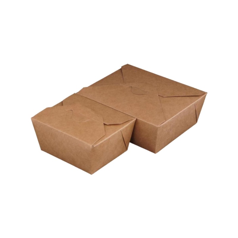 Brown Kraft Paper 337GSM Food Grade Take Away Box for Food Taking Away – Food Packaging and with Your Own Logo price