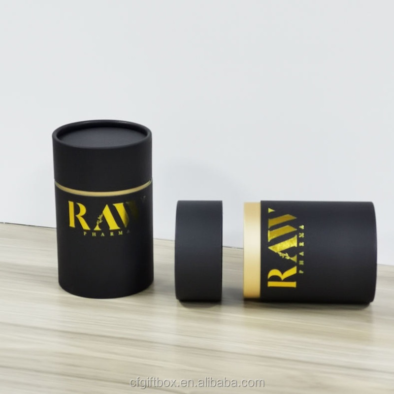 Custom Black Gift Packaging Cylinder Round Tube Candle Box – Leather Belt Box and Necklace Boxes price