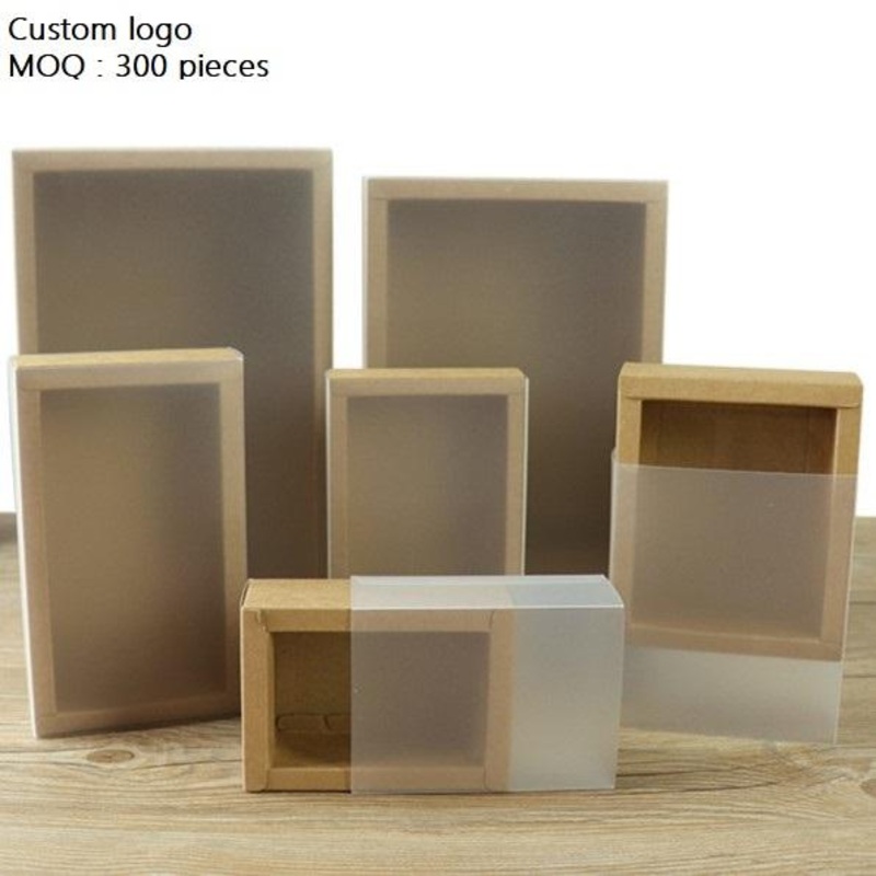 in Stock Paper Box with Window Custom Size Packaging Drawer Paper Box with Clear Window – Leather Belt Box and Necklace Boxes price