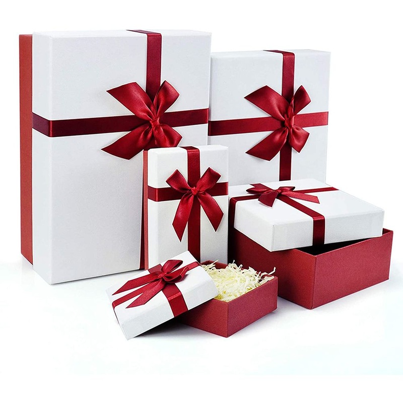 Luxury Gift Boxes with Lids and Ribbon for Present – Gift Box and Printed Box price