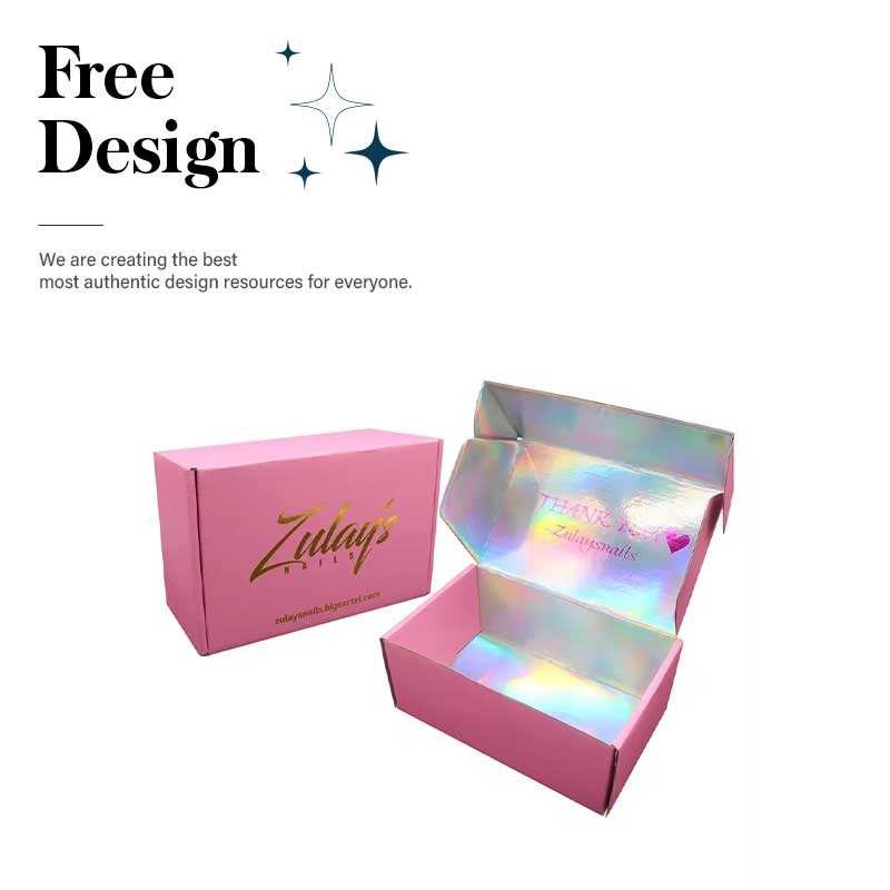 OEM Custom Luxury Corrugated Foldable Kraft Cosmetic Shipping Box – Shipping Box and Custom Box price