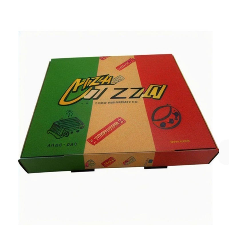 Pizza Paper Packaging Box Food Storage Corrugated Boxes Package with Window for Small Business – Pizza Box and Pizza Packaging Box price
