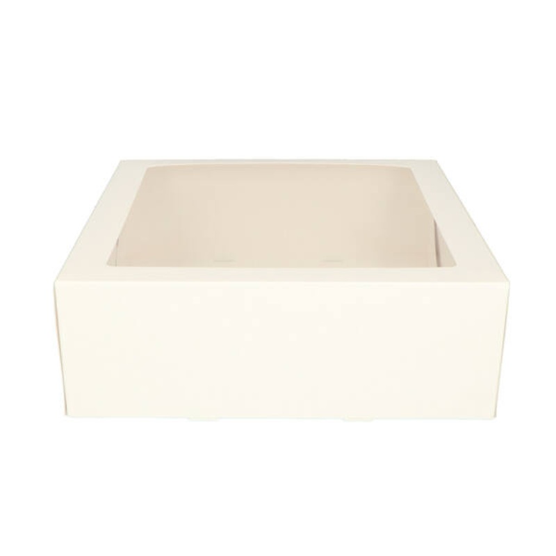 China Paper Packaging White Pastry Box with Clear Window Cake Gift Box – Wholesale Food Packaging and Food Packaging price