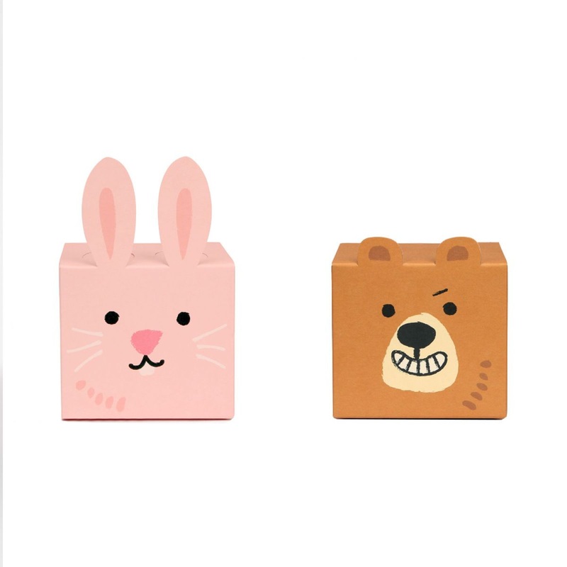 Colorful Square Cute Cat Rabbit Special-Shaped Gift Candy Box Spot Folding Cute Paper Packaging Box – Leather Belt Box and Necklace Boxes price