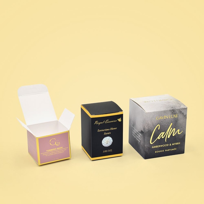 Custom Cmyk Printing White Cardboard Cosmetic Paper Box Beauty Product Cosmetic Box Packaging – Cosmetics Packaging Box and Luxury Cosmetic Box price