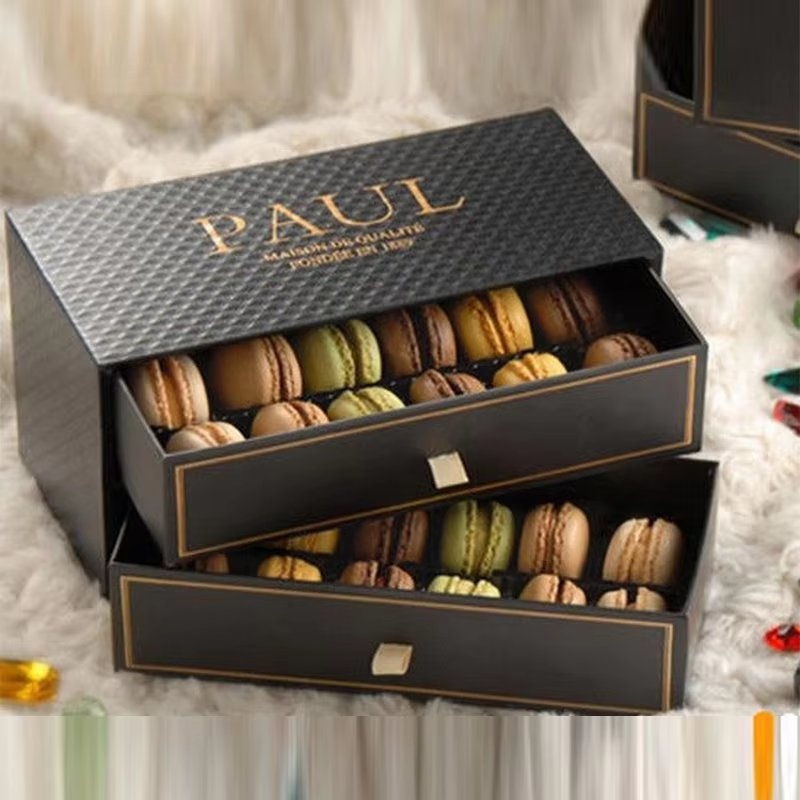 Custom Private Label Lid and Base Boxes Cajas De Regalo Food Grade Drawer Eco Friendly Chocolate Packaging Box with Dividers – Packaging Box and Packaging Carton Box price