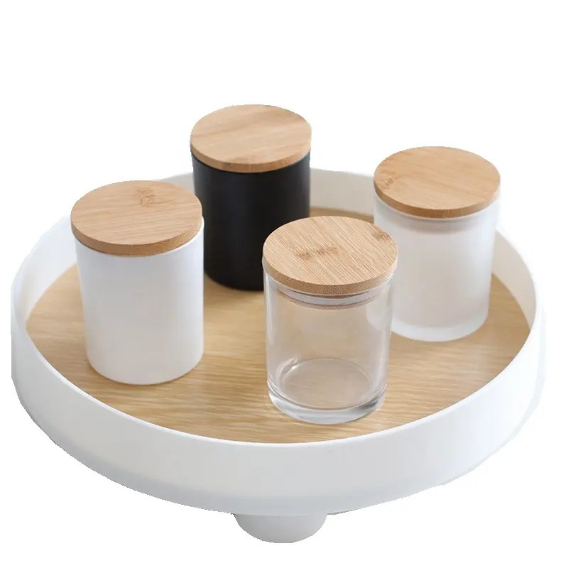 DIY Wholesale Glass Candle Container with Lid Multi-Specification Custom Transparent Glass Candle Jar – Glass and Glass Cup price