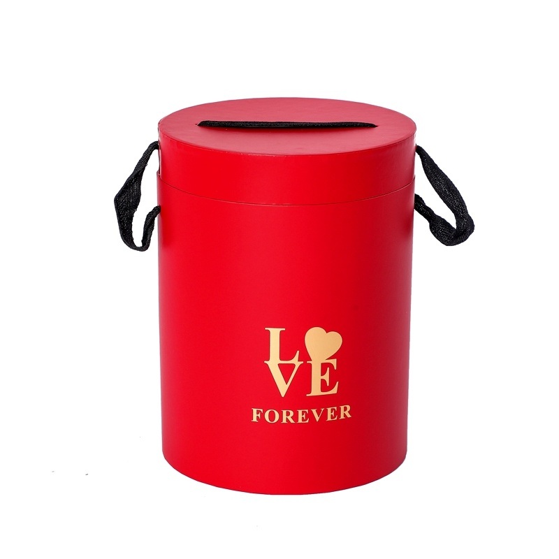 Factory Whoelsale Hot Sale Cylinder Handbag Paper Box Flower Boxe – Gift Box and Packaging Box price