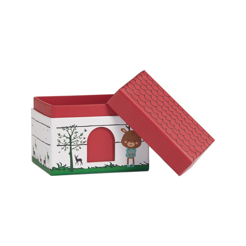 Handmade House Lid Bottom Construction Rigid Craft Gift Packaging Food Grade Box for Holiday China FSC Cardboard Gift Packaging Supplier Paper Box – Gift Box and Wholesale Food Packaging price