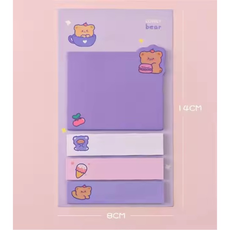Kawaii Notepad Office School Stationery Self-Adhesive Sticker Sticky Note Pad as a Gift for Students – Flash Material and Film Pornographique price
