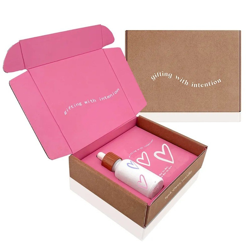 Low MOQ Custom Logo Mailer Paper Packing Boxes Wholesale Kraft 3 Layers Corrugated Clothing Shoes Collapsible Shipping Box – Packaging Box and Packaging Carton Box price