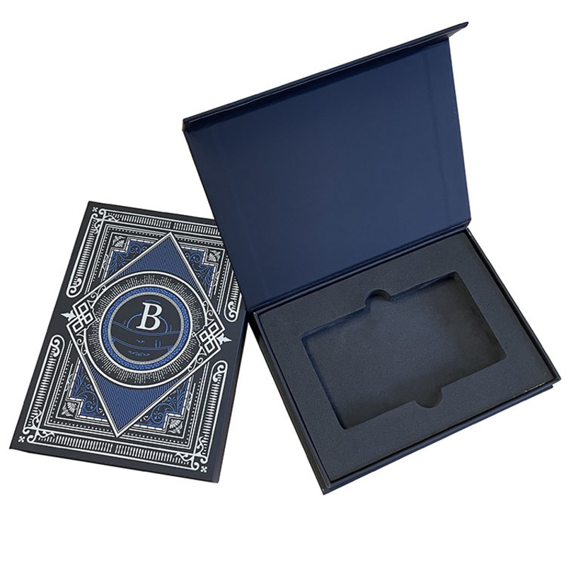 Luxury Custom-Made Black Commemorative Card Packaging Box Hot Selling Magnetic Box – Black Commemorative Card Box and Black Magnetic Box price
