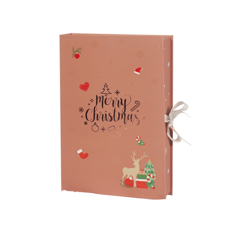 Pinky Unique Christmas Gift Box: Advent Calendar with Ribbon – Chocolate Box and Wholesale Food Packaging price