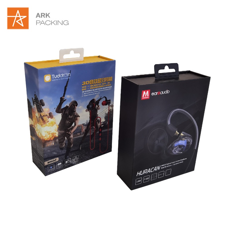 Rigid Cardboard Electronic Product Earbuds Package Box with Handle – Gift Box and Paper Box price