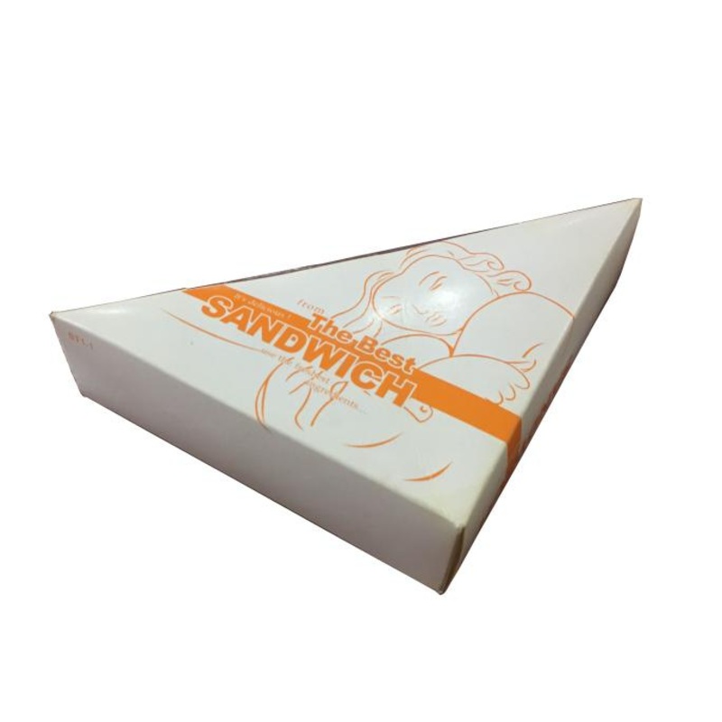 White Cardboard Packaging Paper Box Food Grade Window Food Pacakging Box Sandwich Box – Food Paper Box and Packaging Boxes price